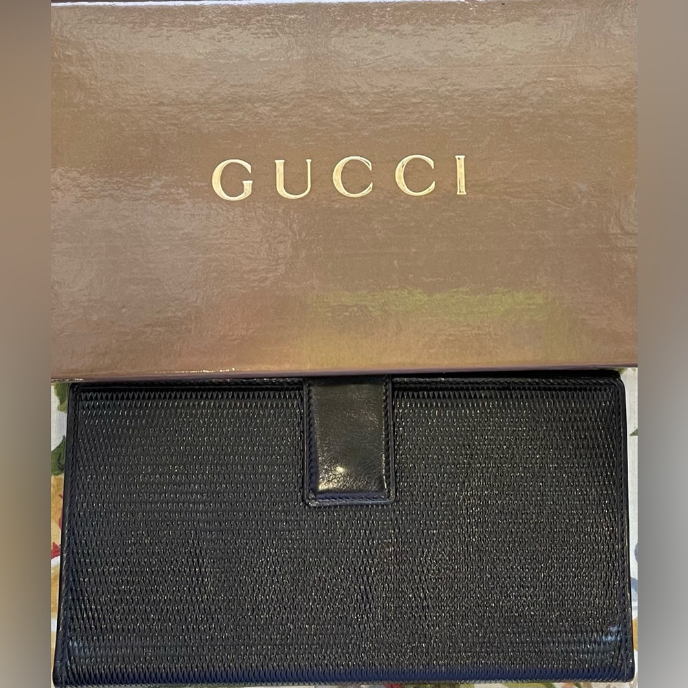 Authentic GUCCI GG Diamanté Wallet With Box - Clean Beautiful - Picture 5 of 16